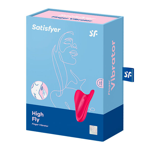 SATISFYER - VIBRATEUR DE DOIGT HIGH FLY FUCHSIA