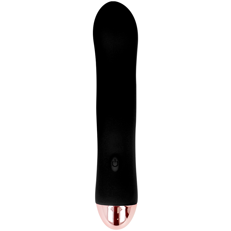 DOLCE VITA - VIBRATEUR RECHARGEABLE DEUX NOIRS 7 VITESSES