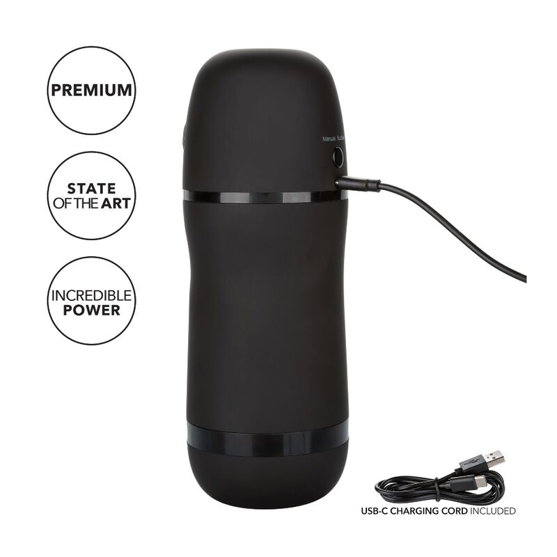 CALEXOTICS - OPTIMUM POWER MASTURBATOR WITH VIBRATION AND STIMULATING WAVES