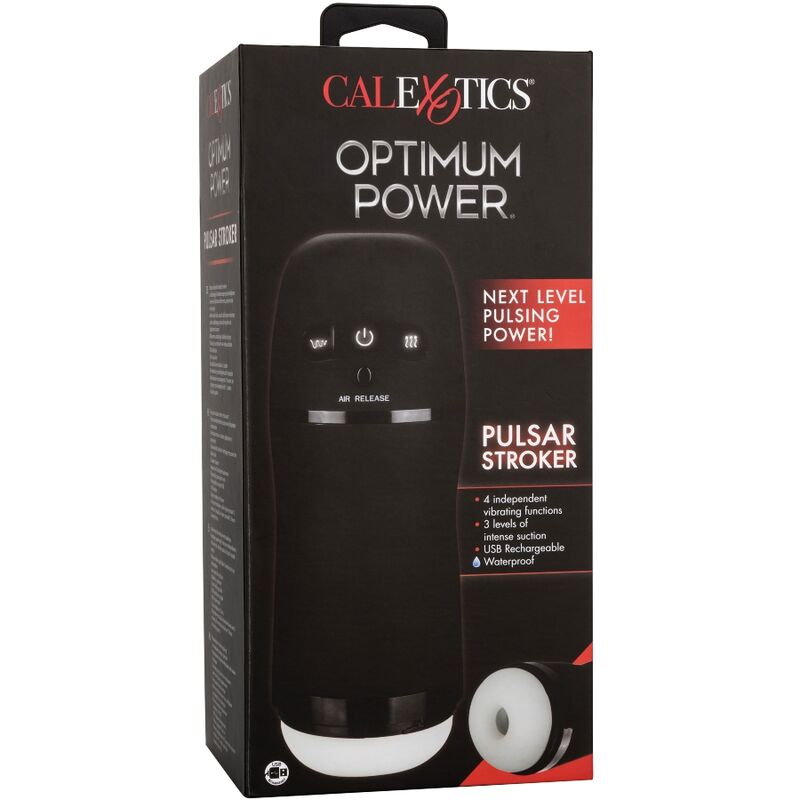 CALEXOTICS - OPTIMUM POWER MASTURBATOR WITH VIBRATION AND STIMULATING WAVES