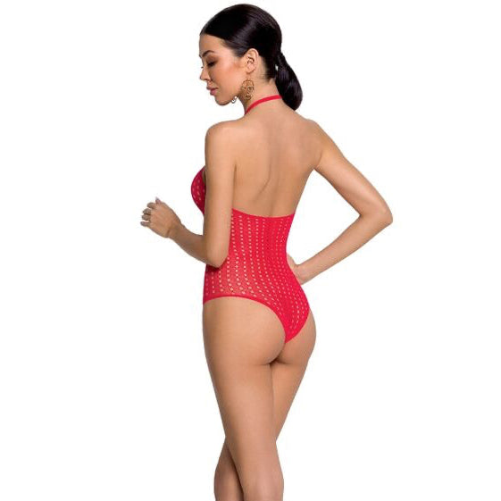 PASSION - WOMAN BS088 BODYSTOCKING BLACK ONE SIZE