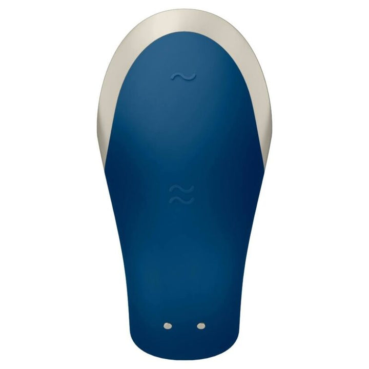 SATISFYER - VIBRATEUR DE LUXE DOUBLE LOVE PARTNER BLEU