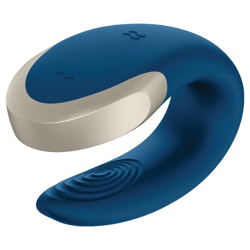 SATISFYER - VIBRATEUR DE LUXE DOUBLE LOVE PARTNER BLEU