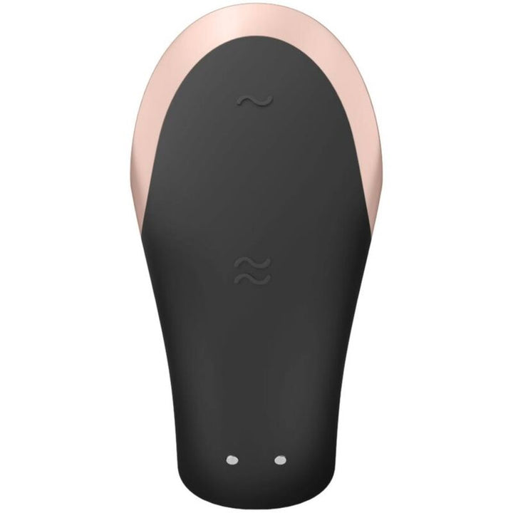 SATISFYER - VIBRATEUR PARTENAIRE DE LUXE DOUBLE LOVE NOIR