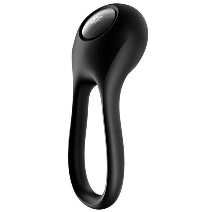 SATISFYER - MAJESTIC DUO RING VIBRATEUR NOIR