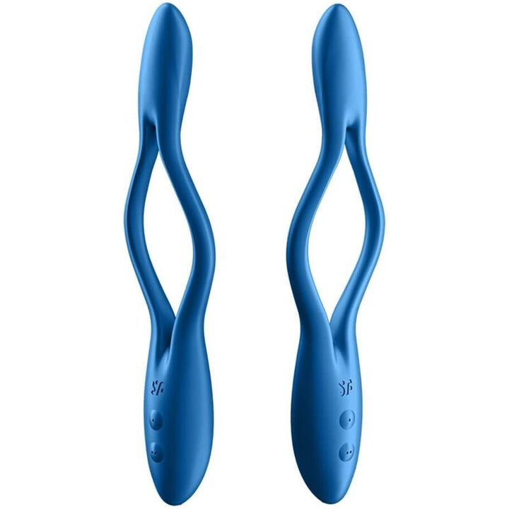 SATISFYER - ELASTIC GAME MULTI VIBRATEUR BLEU