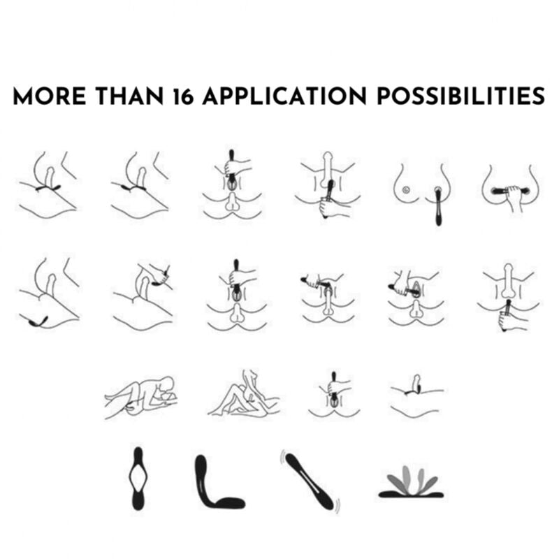 SATISFYER - ELASTIC GAME MULTI VIBRATEUR BLEU