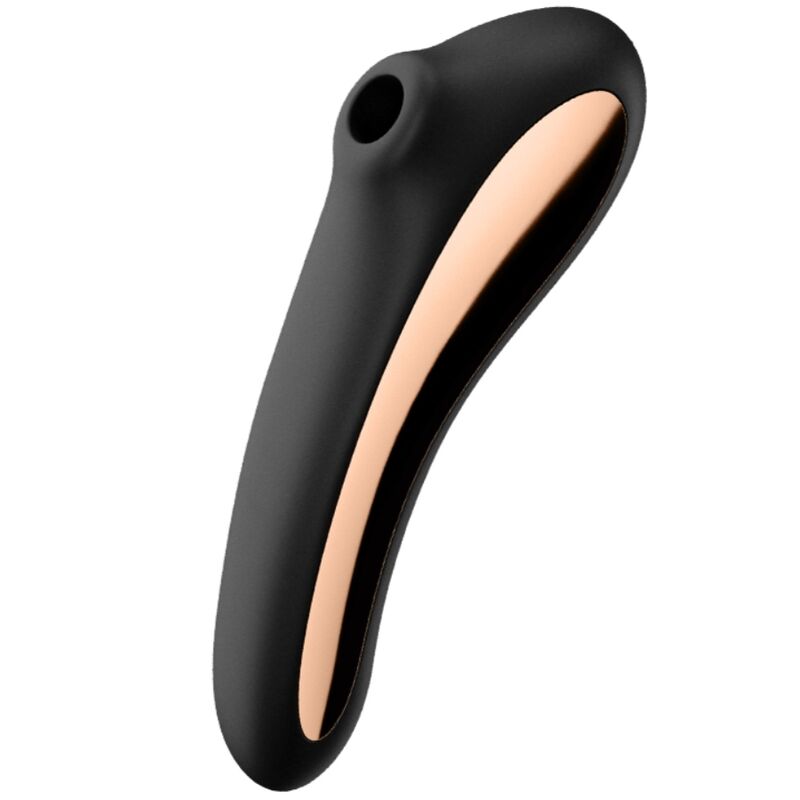 SATISFYER - VIBRATEUR À IMPULSIONS DUAL KISS AIR NOIR