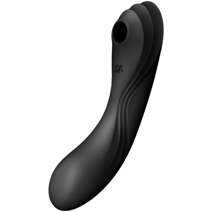 SATISFYER - VIBRATEUR CURVY TRINITY 4 AIR PULSE NOIR