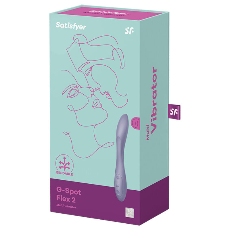 SATISFYER - G-SPOT FLEX 2 MULTI VIBRATEUR VIOLET