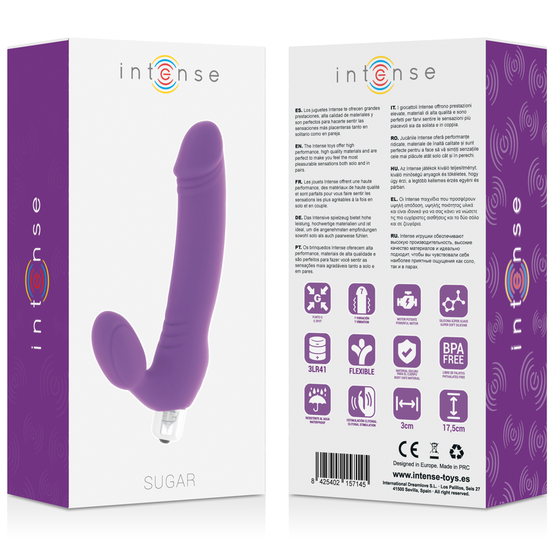 INTENSE - SUGAR SEVEN SPEEDS SILICONE LILAS