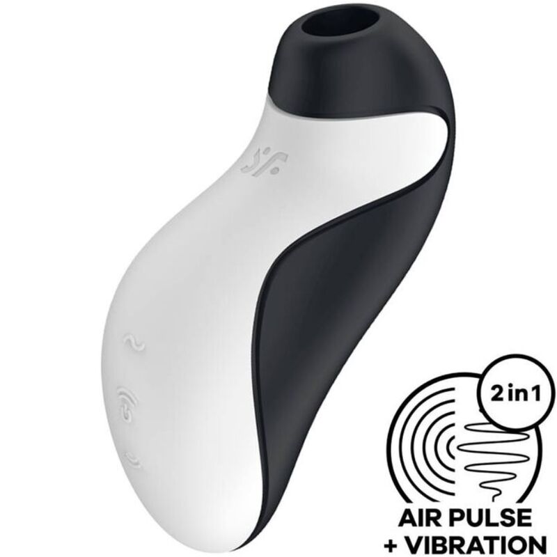 SATISFYER - STIMULATEUR À IMPULSIONS D'AIR ORCA + VIBRATION