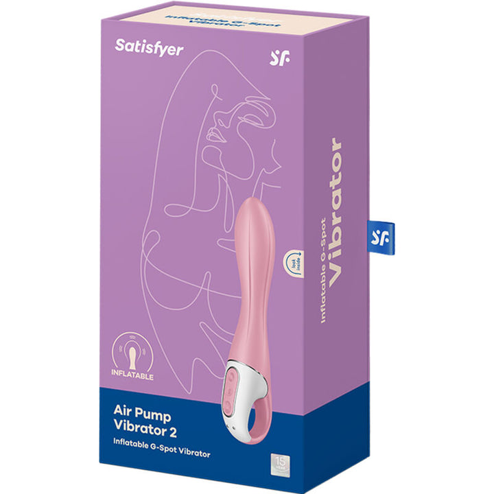 SATISFYER - VIBRATEUR À POMPE À AIR 2 ROSE