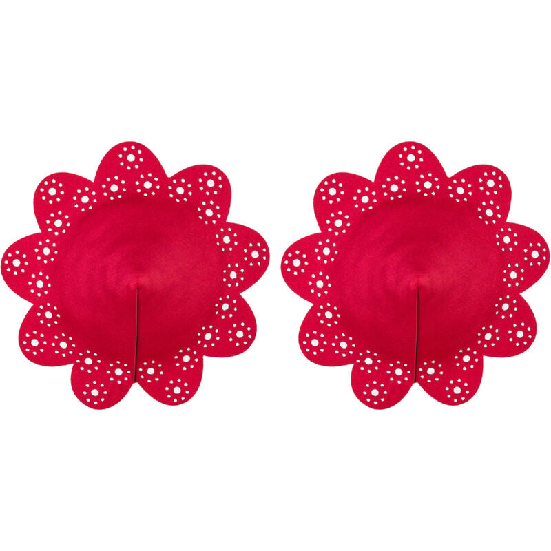 OBSESSIVE - A770 RED NIPPLE COVERS ONE SIZE