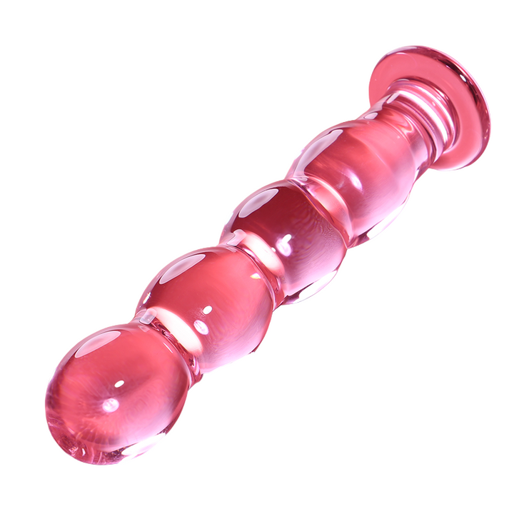 NEBULA SERIES BY IBIZA - MODEL 10 DILDO BOROSILICATE GLASS CLEAR 16.5 CM -O- 3.5 CM