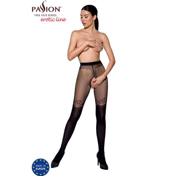 PASSION - TIOPEN 012 BLACK TIGHTS 3/4 20/40 DEN