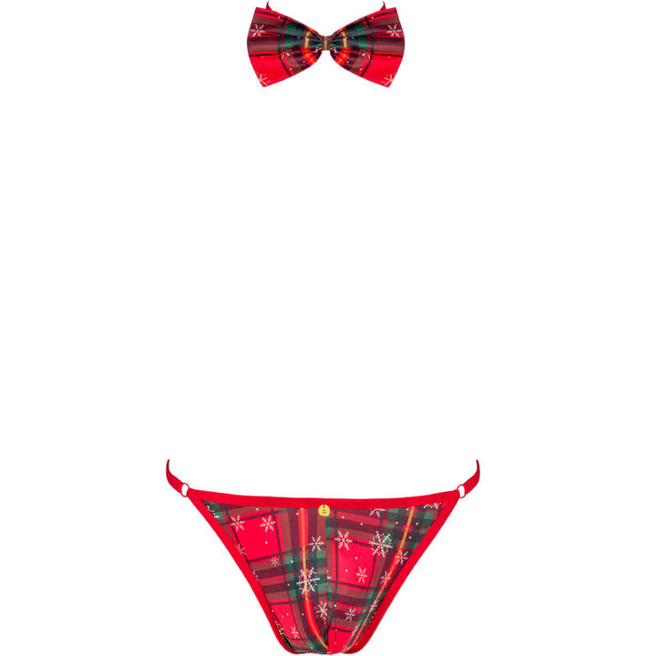 OBSESSIVE - MS MERRILO THONG & BOW TIE ONE SIZE