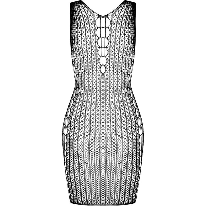 PASSION - BS097 BLACK BODYSTOCKING ONE SIZE