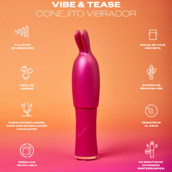 DUREX - TOY VIBE &amp; TEASE VIBRATEUR