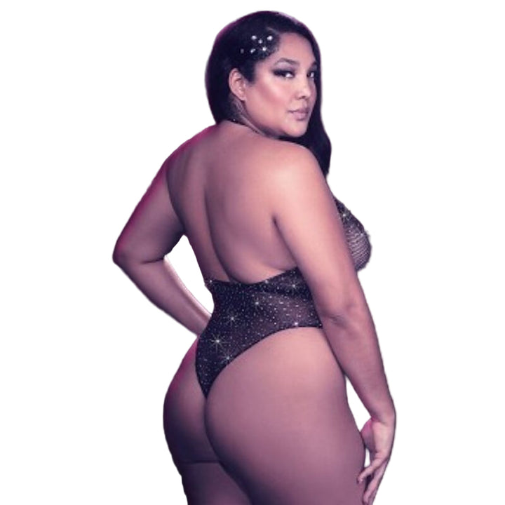 CALEXOTICS - RADIANCE SHOULDER SHRUG RHINE PLUS SIZE