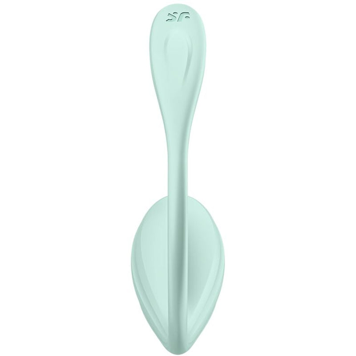 SATISFYER - STIMULATEUR DE POINT G SMOOTH PETAL EAU VERT APPLICATION GRATUITE