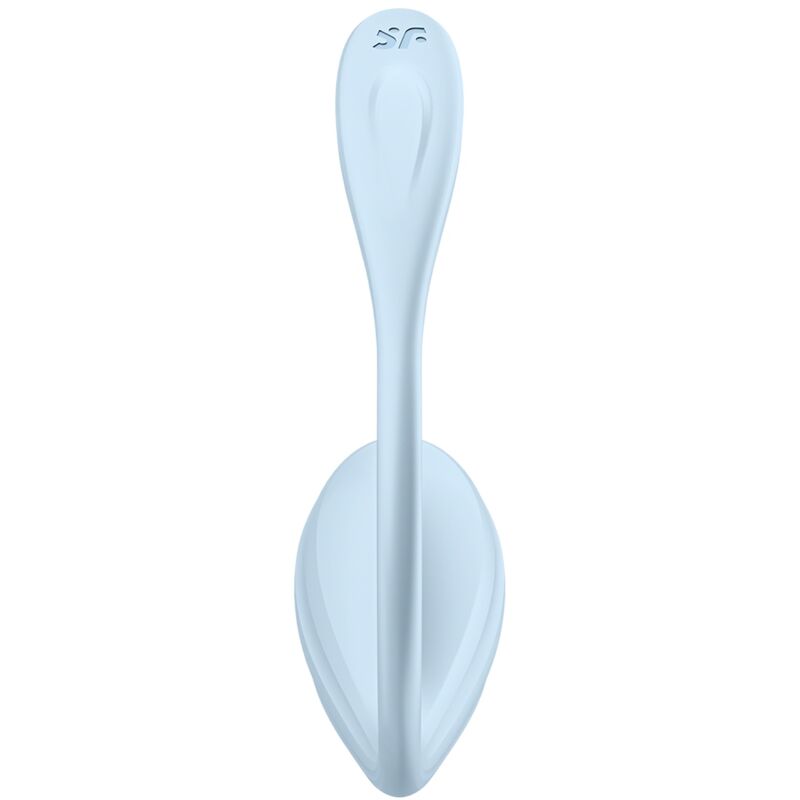 SATISFYER - STIMULATEUR DE POINT G SMOOTH PETAL BLEU CIEL APPLICATION GRATUITE