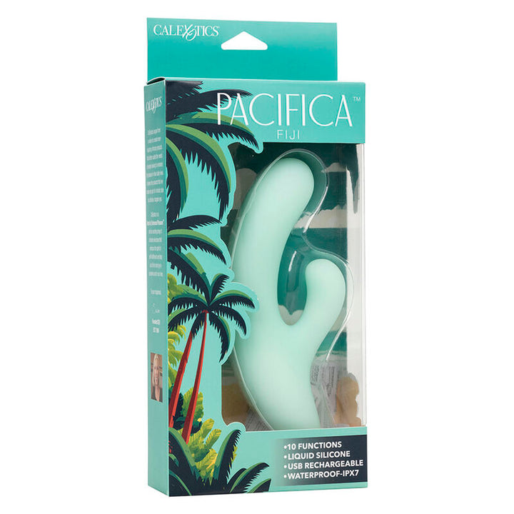 CALEXOTICS - PACIFICA FIJI VIBRATEUR &amp; ESTIMULATEUR POINT G 10 VIBRATIONS AQUA