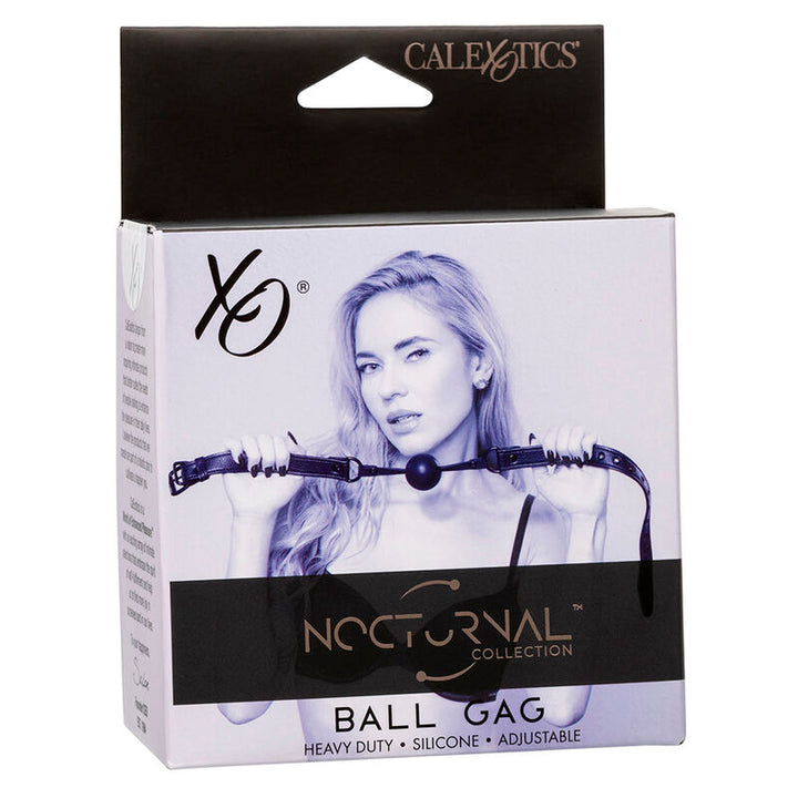 CALEXOTICS - BÂILLON BOULE NOCTURNE EN SILICONE NOIR