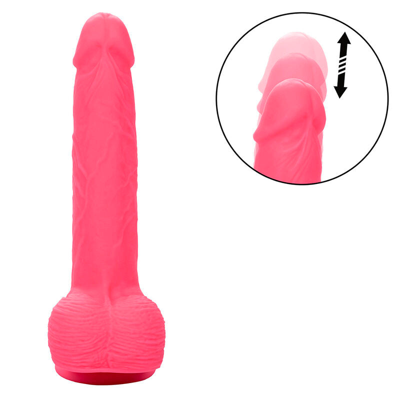 CALEXOTICS - VIBRATEUR RÉALISTE STUDS 10 VIBRATIONS ROSE