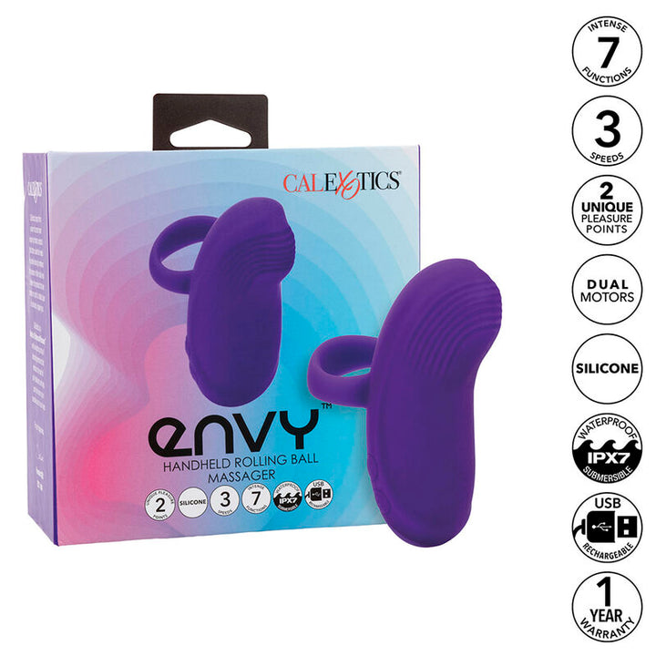 CALEXOTICS - ENVY MASSEUR À BILLE PORTABLE À 7 VIBRATIONS VIOLET