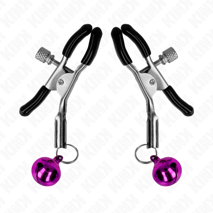 KINK - PURPLE SINGLE BELL NIPPLE CLAMP 6 CM