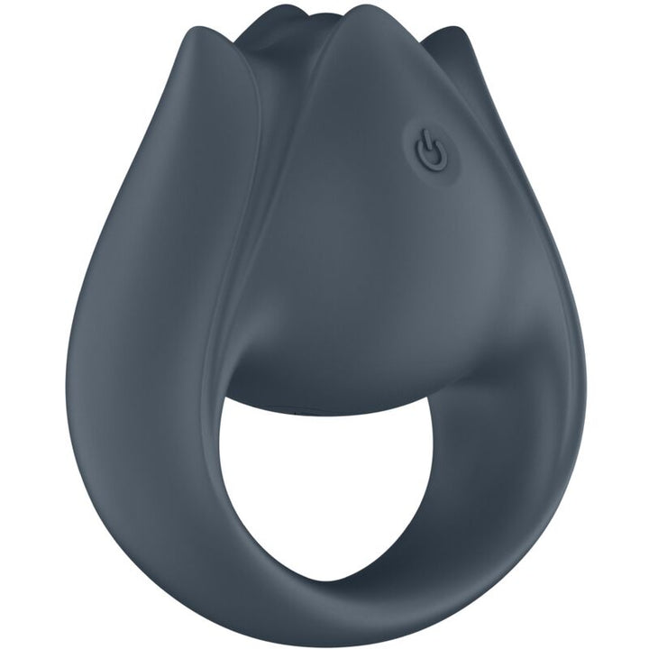 SATISFYER - PERFECT PAIR 2 MULTIVIBRATOR 2 IN 1 PENIS RING AND FINGER STIMULATOR GREY