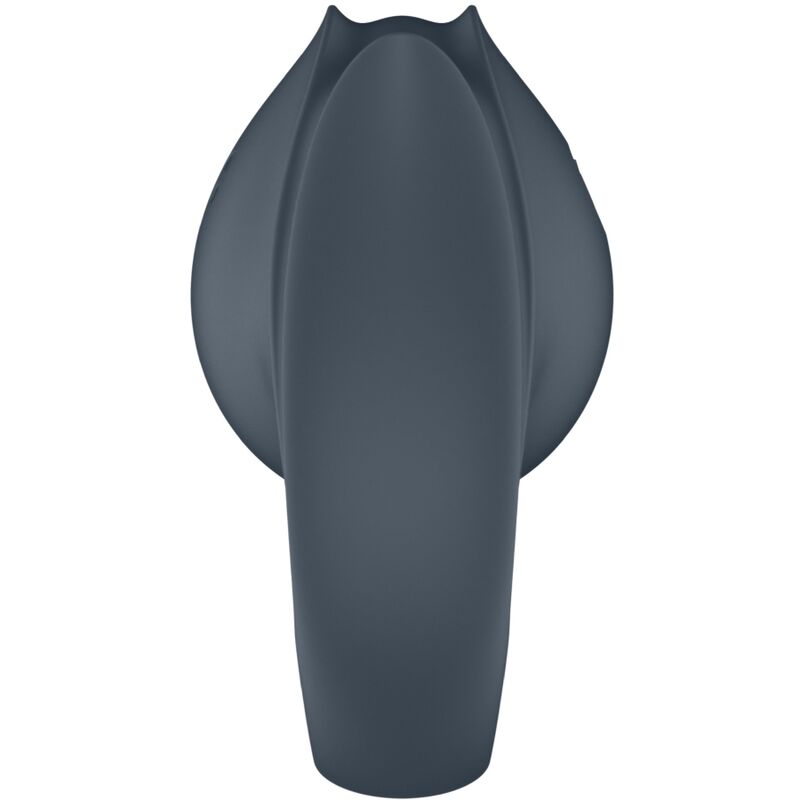 SATISFYER - PERFECT PAIR 2 MULTIVIBRATOR 2 IN 1 PENIS RING AND FINGER STIMULATOR GREY