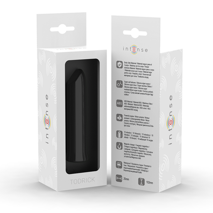 INTENSE - TODRICK BLACK CLITORAL STIMULATING BULLET