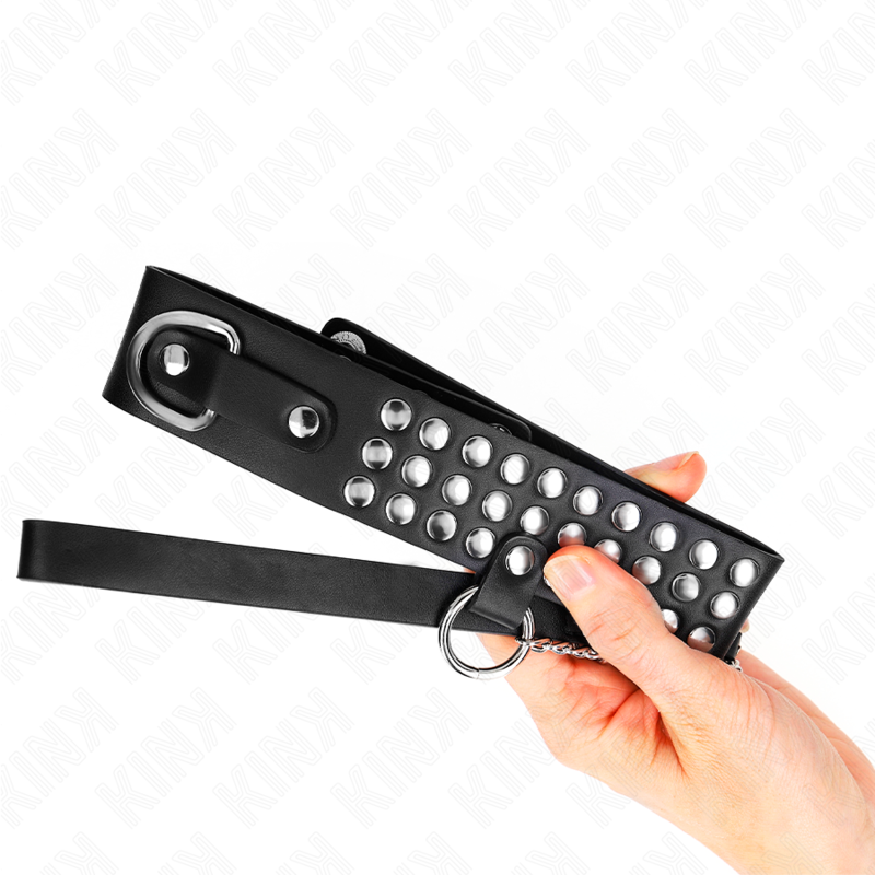 KINK - COLLIER AVEC SANGLE 65 CM AVEC BRILLANT RÉGLABLE 37-42 CM X 5,3 CM