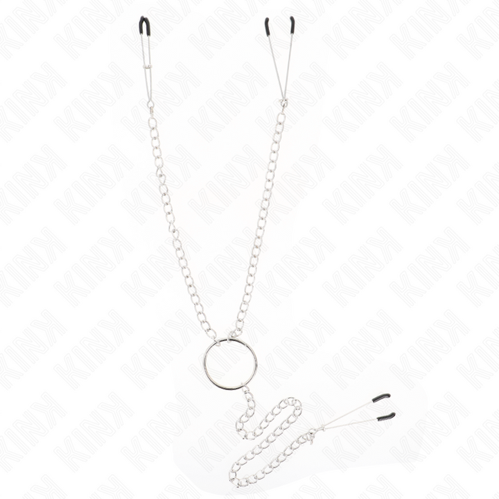 KINK - TRIPLE NIPPLE AND CLIT CLAMPS WITH CHAIN MODEL 1