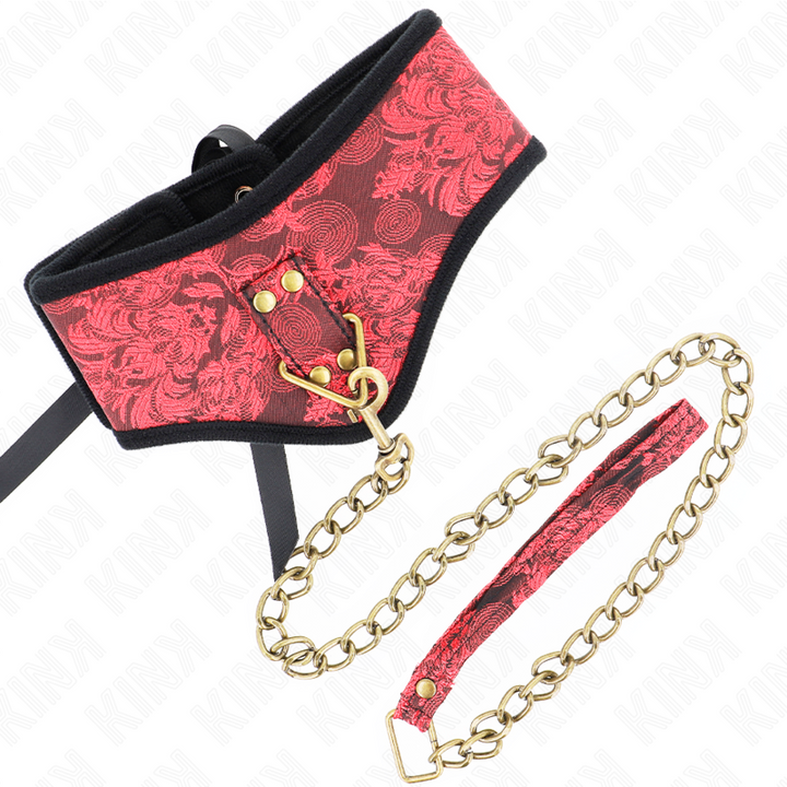 KINK - COLLIER MODÈLE SCANDAL AVEC BRACELET EN DENTELLE 75 CM 44 X 10 CM