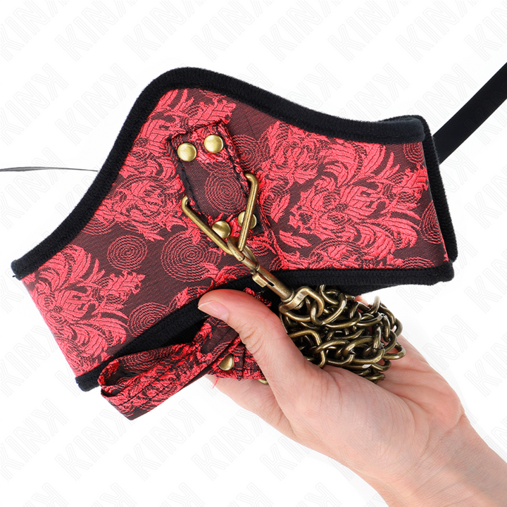 KINK - COLLIER MODÈLE SCANDAL AVEC BRACELET EN DENTELLE 75 CM 44 X 10 CM