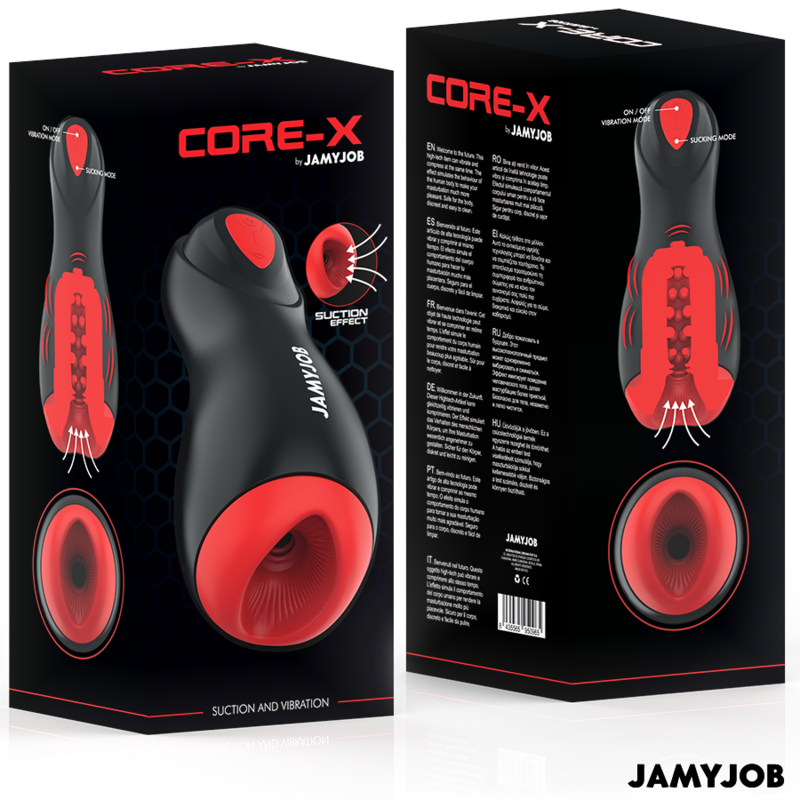 JAMYJOB - CORE-X AUTOMATIC MASTURBATOR 5 MODES STIMULATING WAVES AND VIBRATION