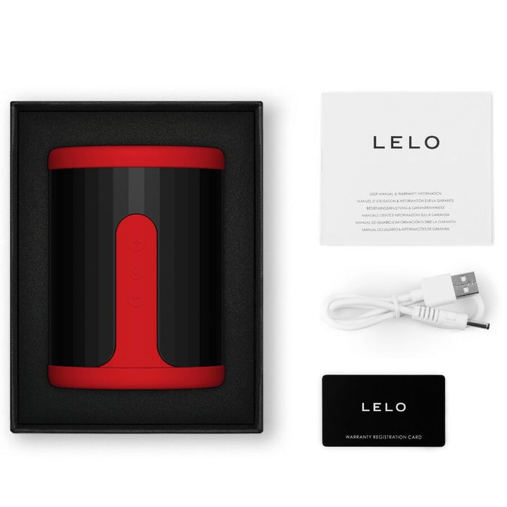LELO - F2S™ TEAL MALE MASTURBATOR RED