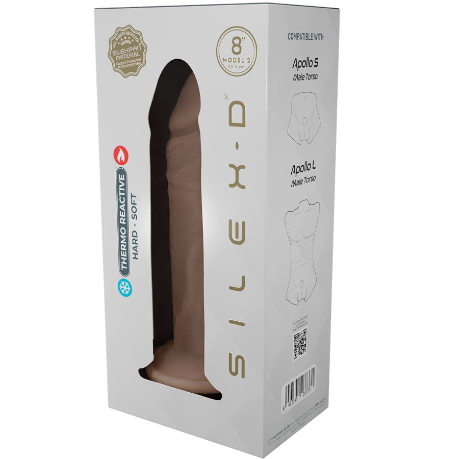 SILEXD - REALISTIC PENIS MODEL 8 LIQUID SILICONE 20.6 CM