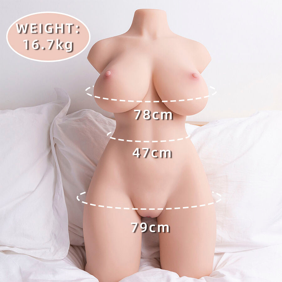 XISE - TIDY FEMALE REALISTIC TORSO WITH THRUSTING 71 CM