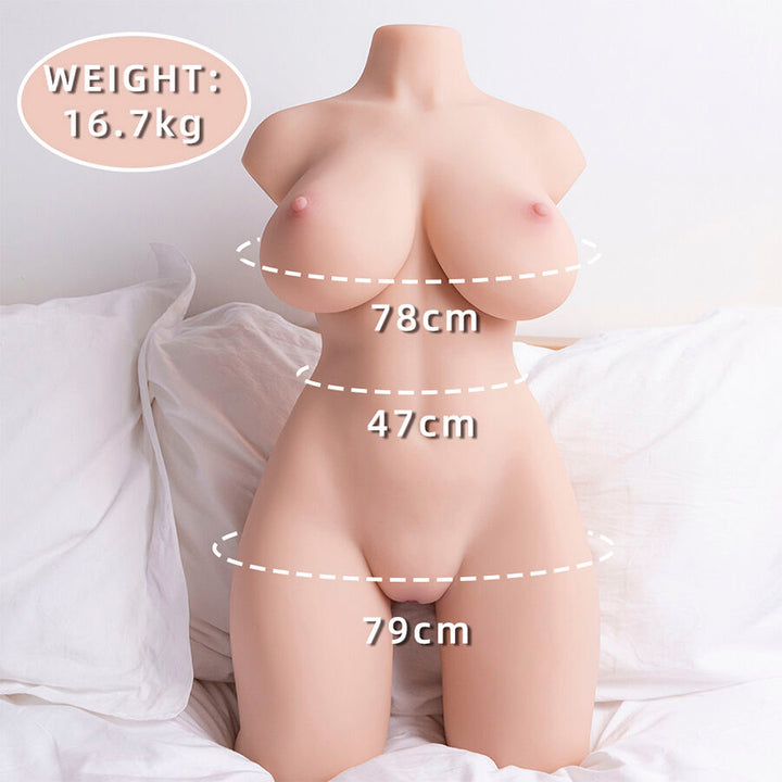 XISE - TIDY FEMALE REALISTIC TORSO WITH THRUSTING 71 CM