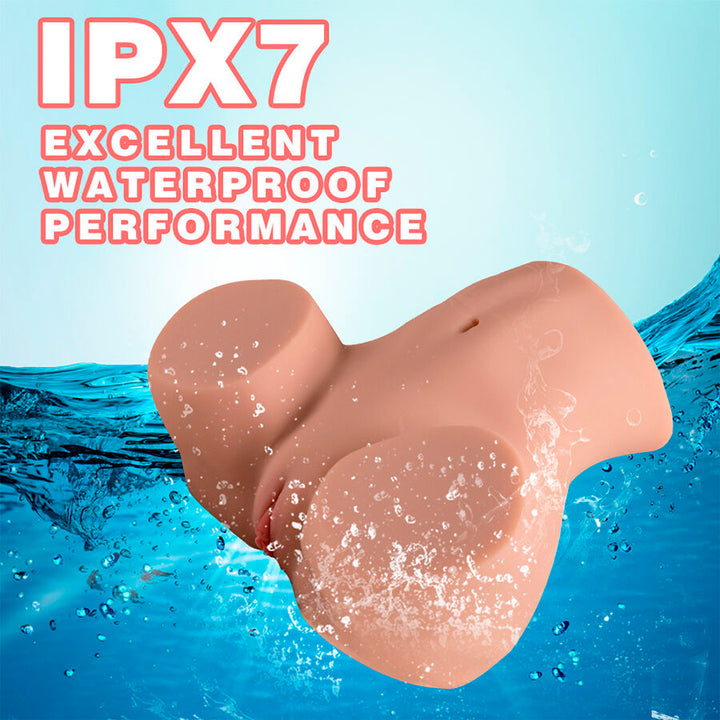 XISE - DANAE THRUSTING REALISTIC VAGINA MASTUBADOR WITH MULTI-POSITION VIBRATION