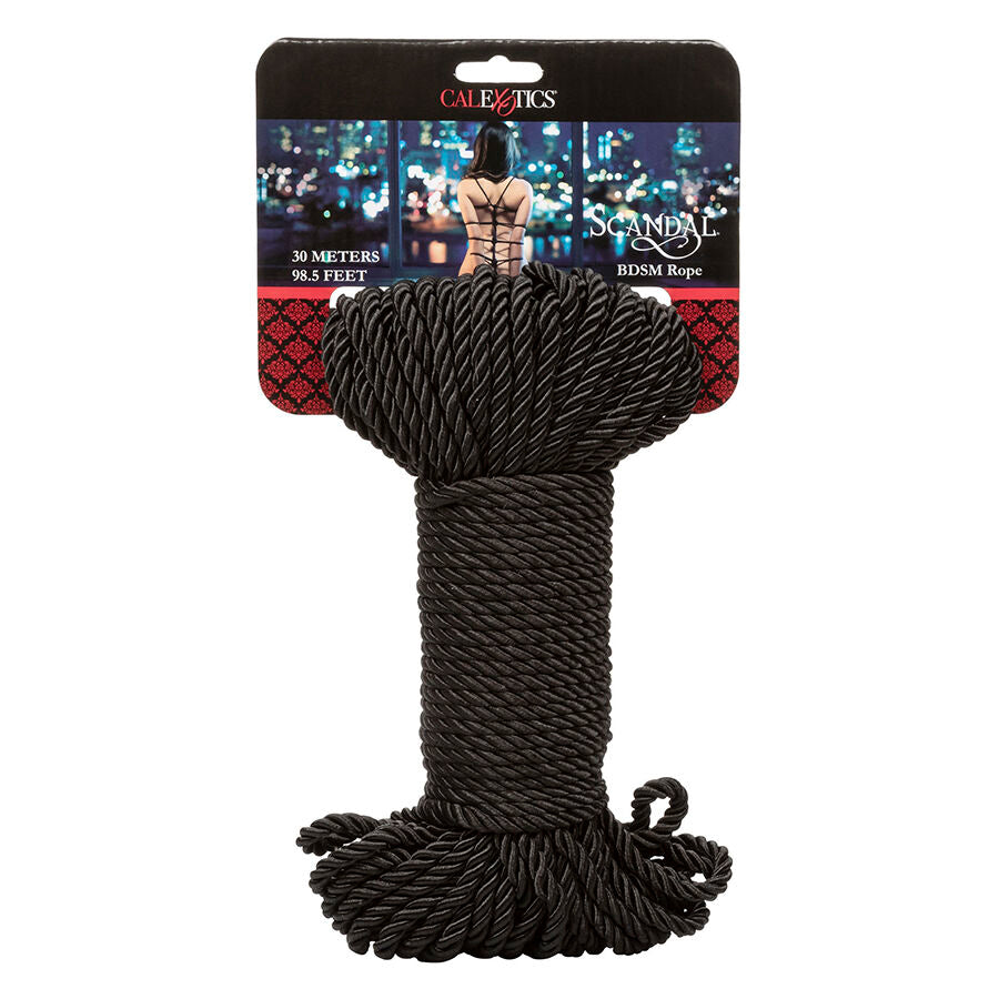 CALEXOTICS - SCANDAL BLACK BDSM ROPE 30 M