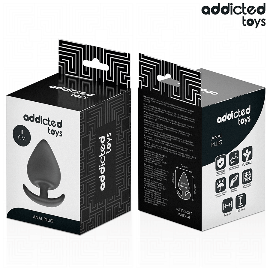 ADDICTED TOYS - ANAL PLUG SILICONE SIZE XXL 11 CM