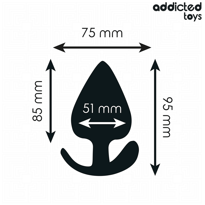 ADDICTED TOYS - ANAL PLUG SILICONE SIZE XL 9.5 CM