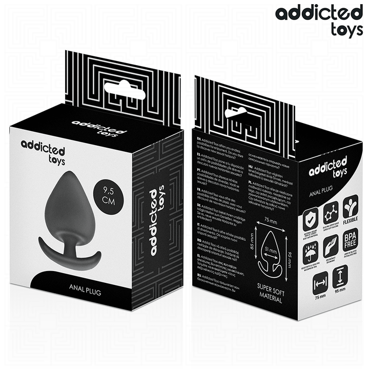 ADDICTED TOYS - ANAL PLUG SILICONE SIZE XL 9.5 CM