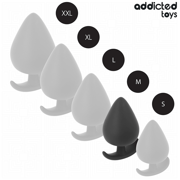 ADDICTED TOYS - ANAL PLUG SILICONE SIZE M 6.6 CM
