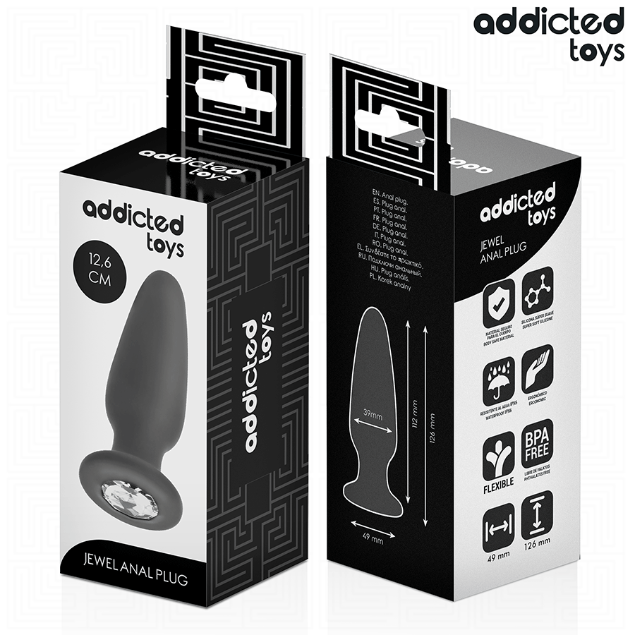 ADDICTED TOYS - PLUG ANAL CON JOYA DE SILICONA TAMAO L 12,6 CM Smoochee ADDICTED TOYS - PLUG ANAL CON JOYA DE SILICONA TAMAO L 12,6 CM Smoochee